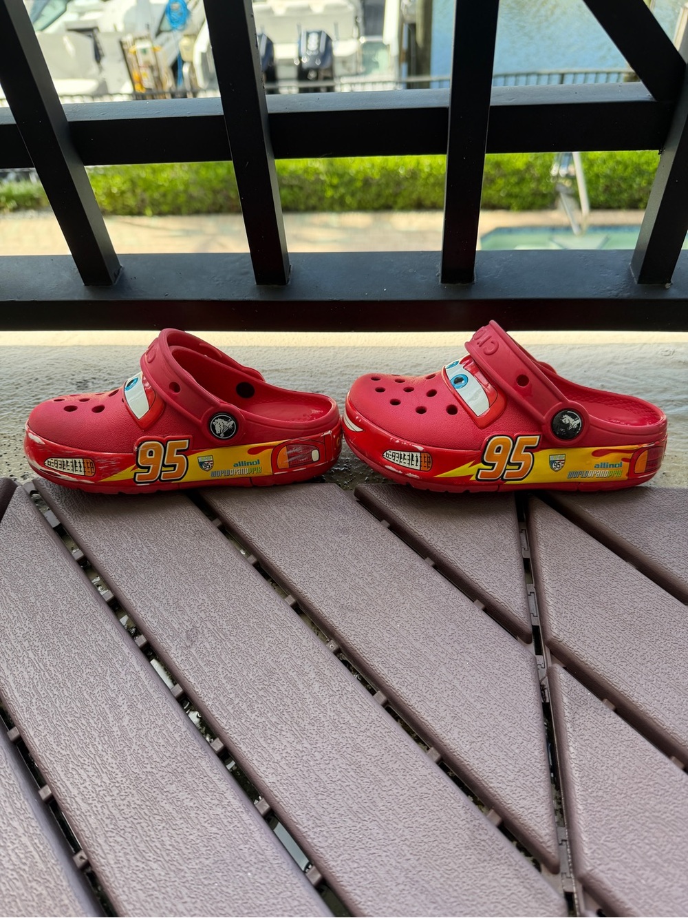 Pair of Disney Cars CROCS - Picture 2 of 12